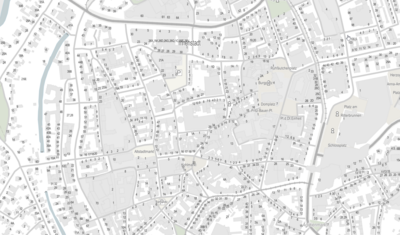Bild "Onmaps-Karte mit Hausnummern der Deutschen Post"