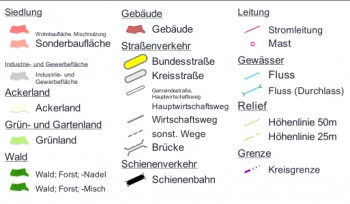 dynamische kontextsensitive Kartenlegende