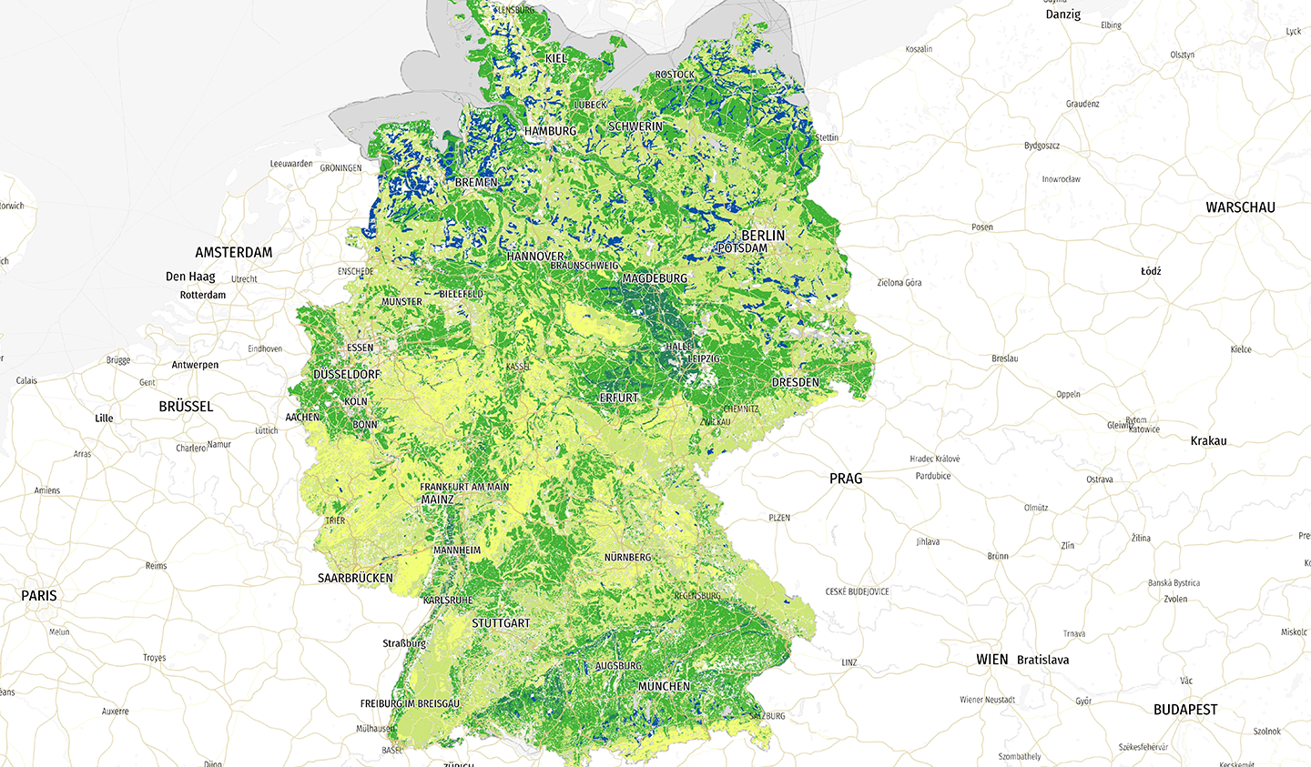Nutzbare Feldkapazität (nFK) – Bodenwasserverfügbarkeit in onmaps analysieren Nutzbare Feldkapazität (nFK) – Bodenwasserverfügbarkeit in onmaps analysieren