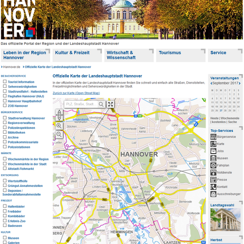 Hannover Webseite Hannover Webseite