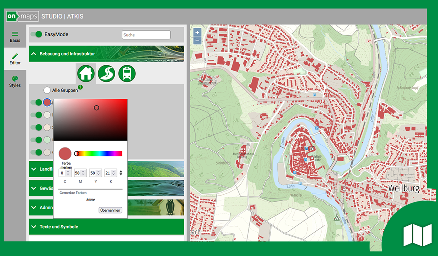 Individuelle Karten mit onmapsStudio – Jetzt zur kostenfreien Live-Präsentation anmelden! Individuelle Karten mit onmapsStudio – Jetzt zur kostenfreien Live-Präsentation anmelden!