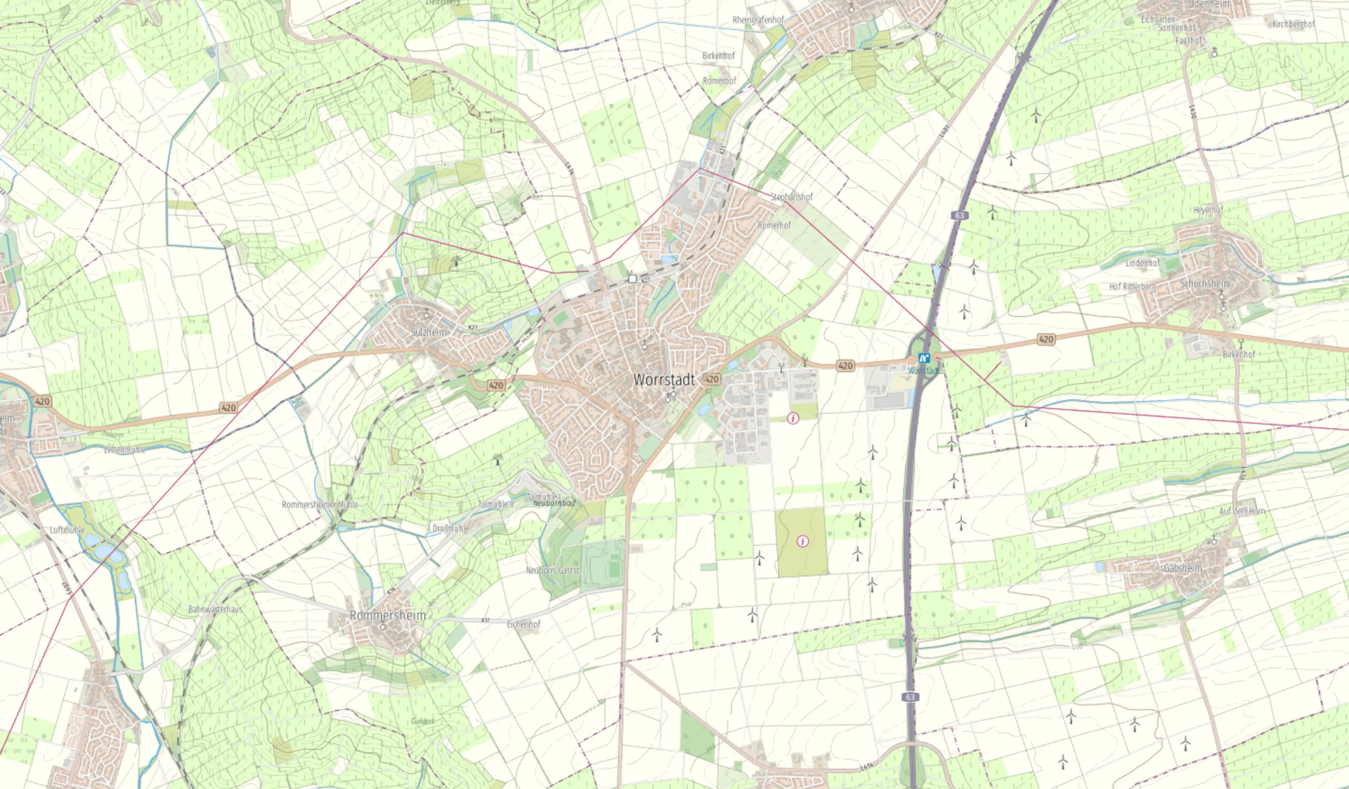 Juwi Energieprojekte entscheidet sich für den onmaps-Kartendienst